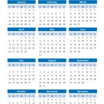2020 Calendar Template